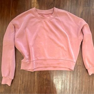 Lululemon Softstream cropped sweatshirt